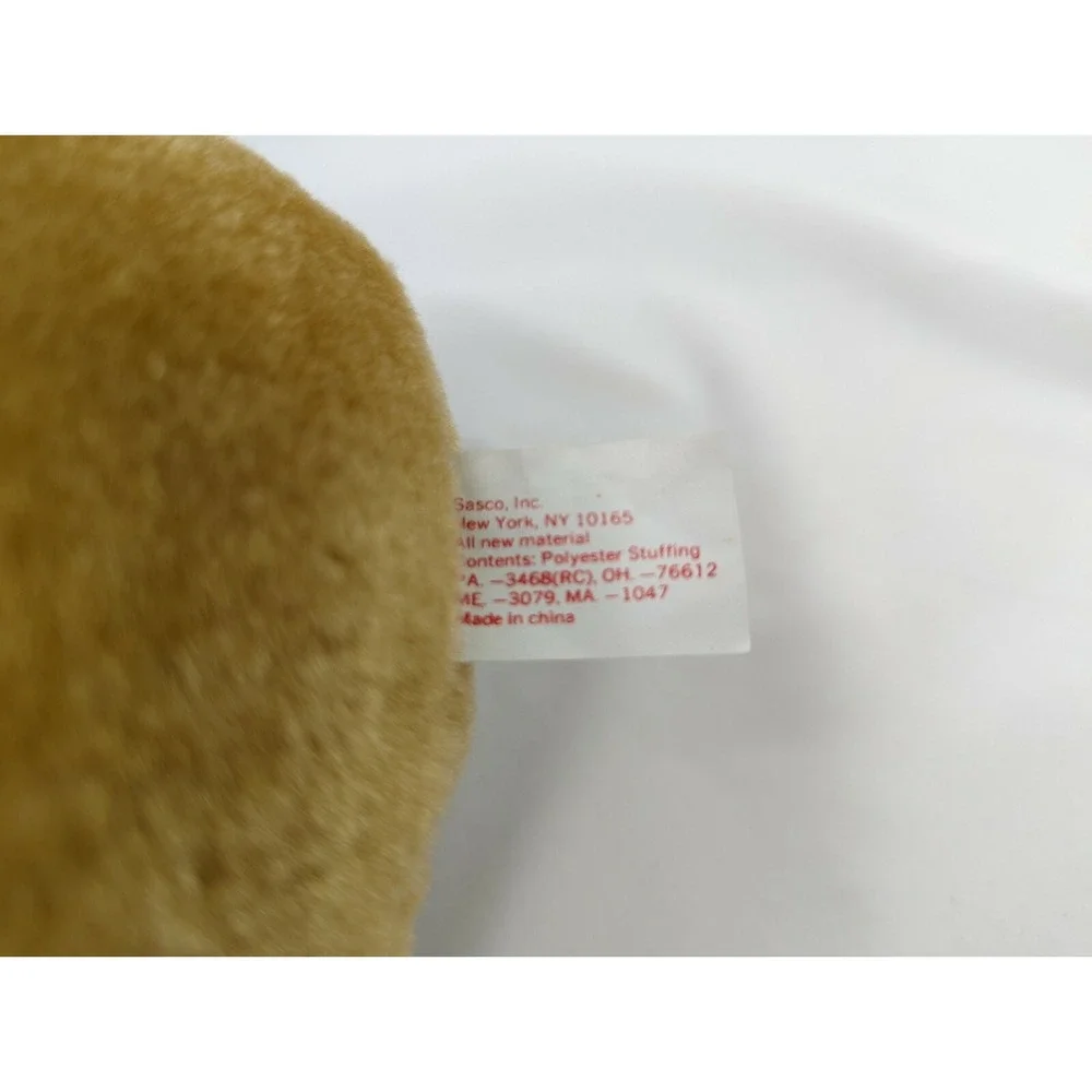 Sasco Brown Bear Plush 9 Inch Santa Hat‎ Stuffed Animal Toy